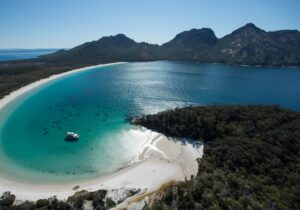 Wineglass Bay, Péninsule de Freycinet, Tasmanie